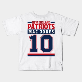 New England Patriots Mac Jones 10 Edition 3 Kids T-Shirt